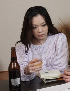 Busty An Kanoh sucks cock before and after