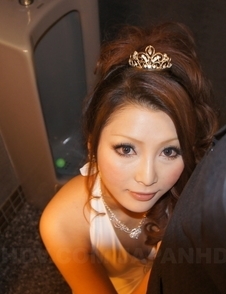 Hot Saki, Yuki, Shiho, Karin in long dresses