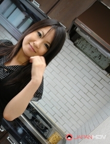 Yoshimi Inamori shows big boobs with dark