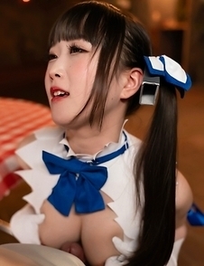 Sexy Japanese teen Ria Kurumi with pretty body get titjob