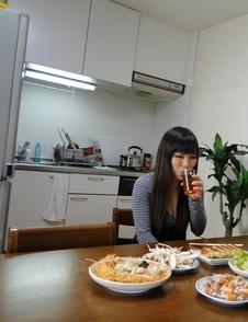 Hot Asuka has hairy pussy fucked with fingers