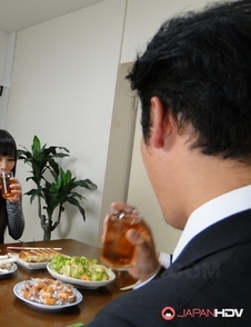 Hot Asuka has hairy pussy fucked with fingers