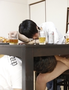 Hot Hitomi Okubo has pussy rubbed under table