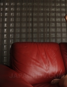 Chihiro Kitagawa squeezes big boobs and shows