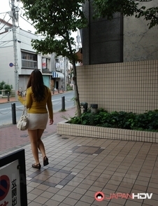 Horny Akari Niiyama rides cock when the toys