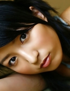 Rina Sasamoto in bath suit is in mood for some exercises