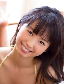 Rina Koike in colorful lingerie loves her dog pillows