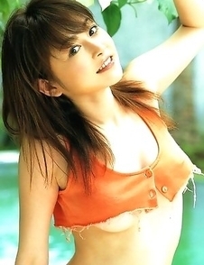 Anri Sugihara with huge assets and sexy legs is very active