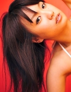 Mirei Naitoh has huge knockers and slit in tiny lingerie
