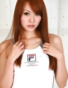 Saki Ueda proudly shows her appetizing curves in lingerie