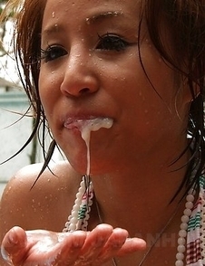 Hot Asian bikini chicks suck cocks