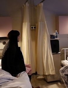 Asian slut gets a dildo in her twat