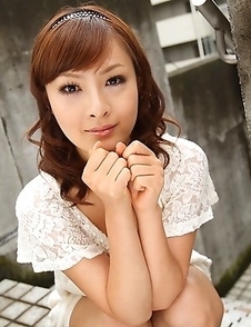 Fujii shows her big natural tits