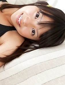 Teen Fuuka Nishihama poses and excites us with her nice body