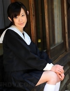 Teen Aoba Itou shows her pussy