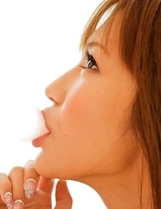 Anna Anjyo takes hot ass and racy cans out of pink lingerie