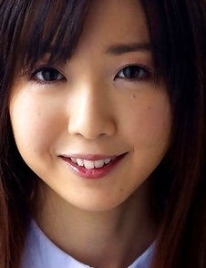 Mio Ayame smiles and shows ass in panty under uniform