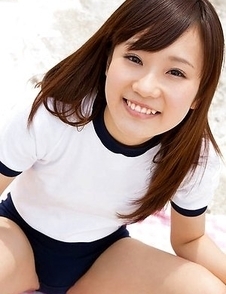 Kana Yuuki with hot ass in shorts wants to fly on broom