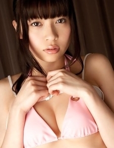 Yuuri Shiina shows ass in bikini and takes corset off