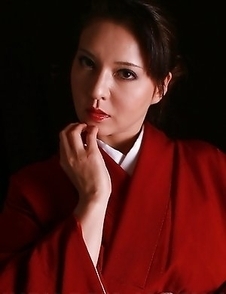 Red-head Yuki Tsukamoto poses