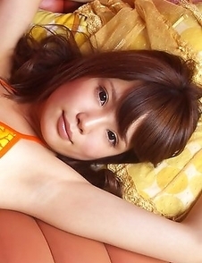 Manami Sato has such fine behind and sexy legs to show