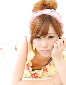 Ichika Nishimura is the cuttest doll in yellow pyjamas
