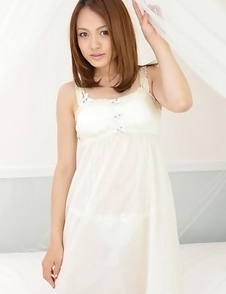 Rina Itoh honey plays with her sexy lingerie and your minds