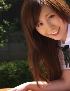 Iyo Hanaki in uniform wants to take classes out of school