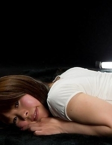 Ruru Sakurai enjoying fetish-style sex with thighjobs and foot fucking